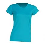 t-shirt donna tsrlpico jhk turchese