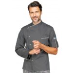 giacca-cuoco-manhattan-grigio-codino-bianco-65-poliestere-35-cotone-isacco-059712