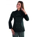 giacca-lady-nera-bottone-a-pressione-isacco-057541